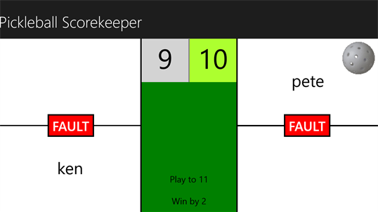 Pickleball Scorekeeper screenshot 2