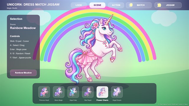 Unicorn: Dress Match Jigsaw screenshot 3