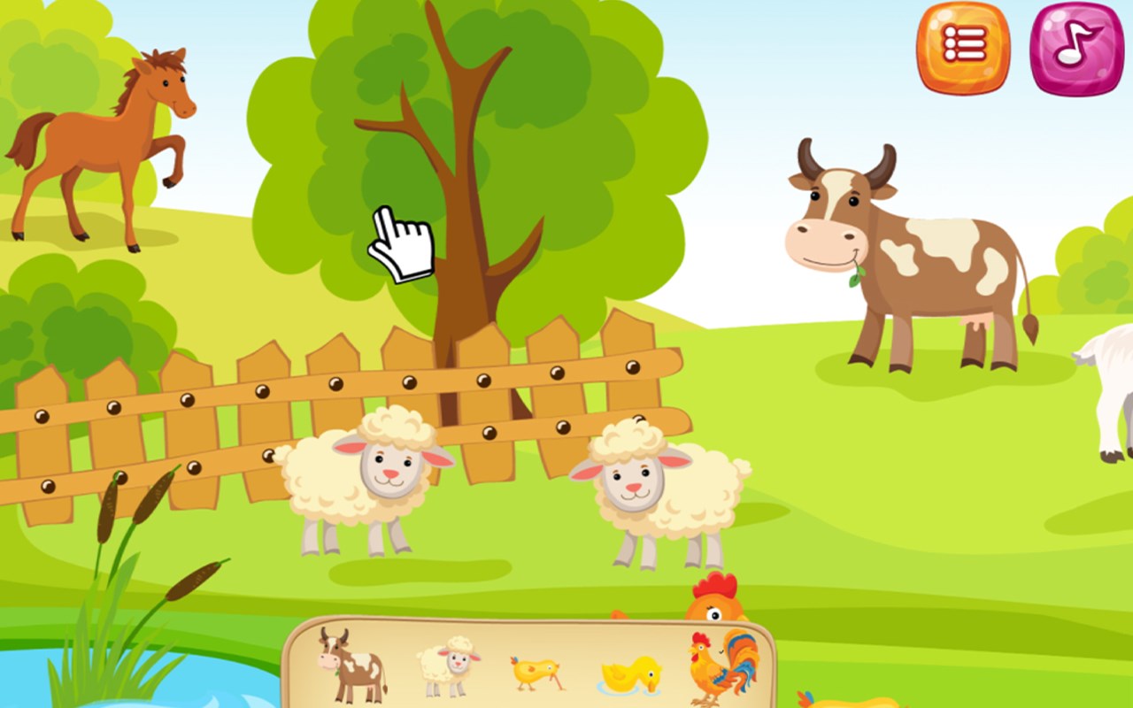 Find Animals For Kids Game