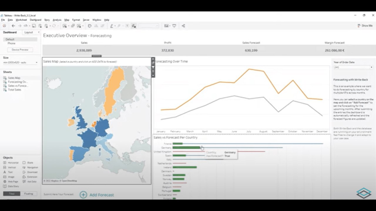 Snapshot 3 of Write-Back Cloud for Tableau