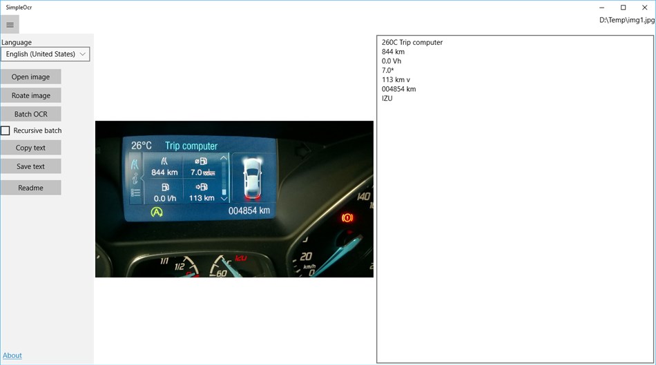 SimpleOcr (Windows) 由: Brain2CPU