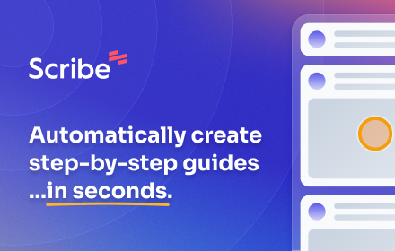 Scribe: AI Documentation, SOPs & Screenshots small promo image