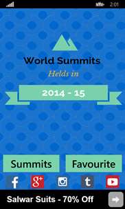 World Summits screenshot 1