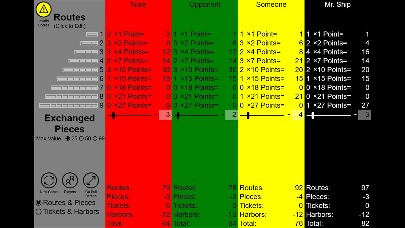 #5. Ticket To Ride - Rails & Sails (Great Lakes) (Windows) By: Nathan Sokalski