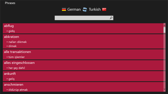 German - Turkish screenshot 4