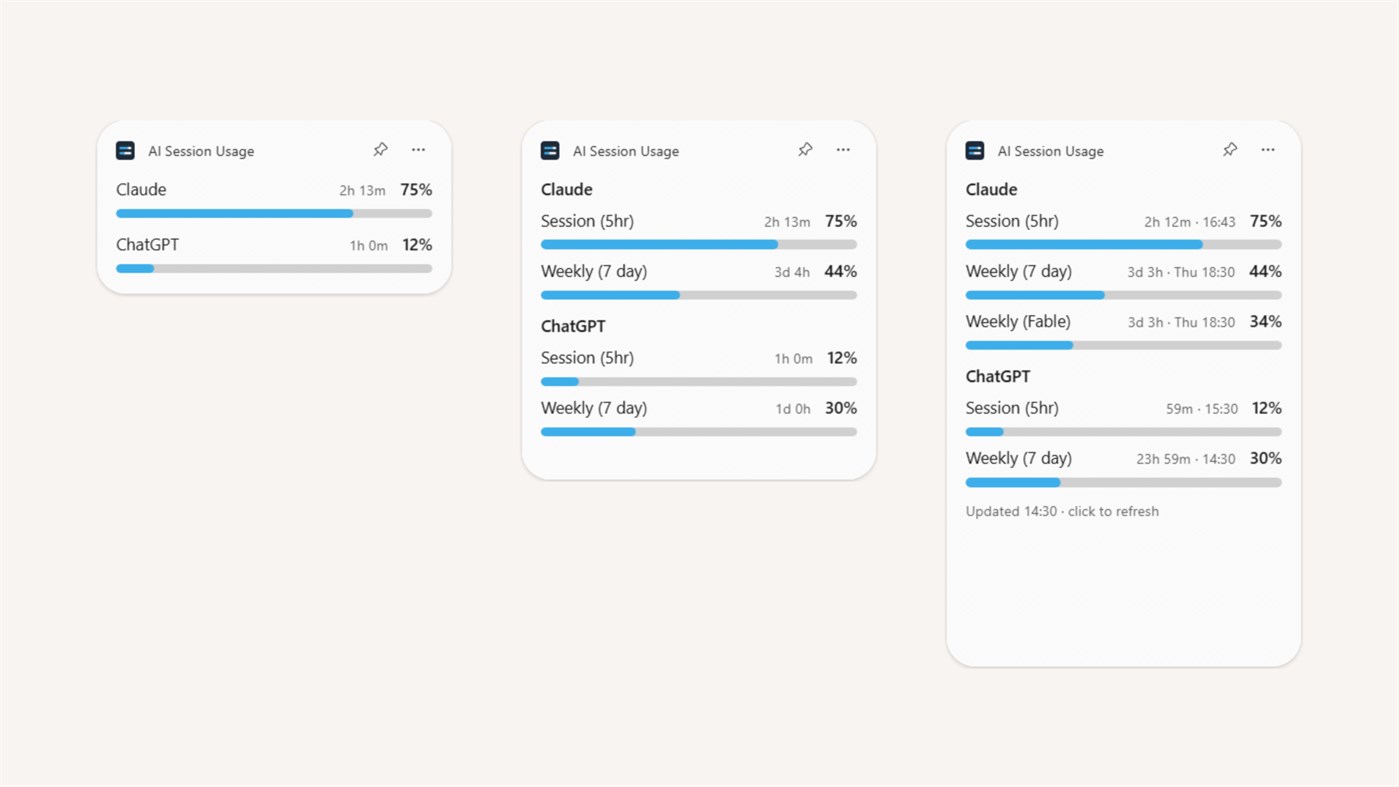#3. AI Session Usage (Windows) بواسطة: chaybits