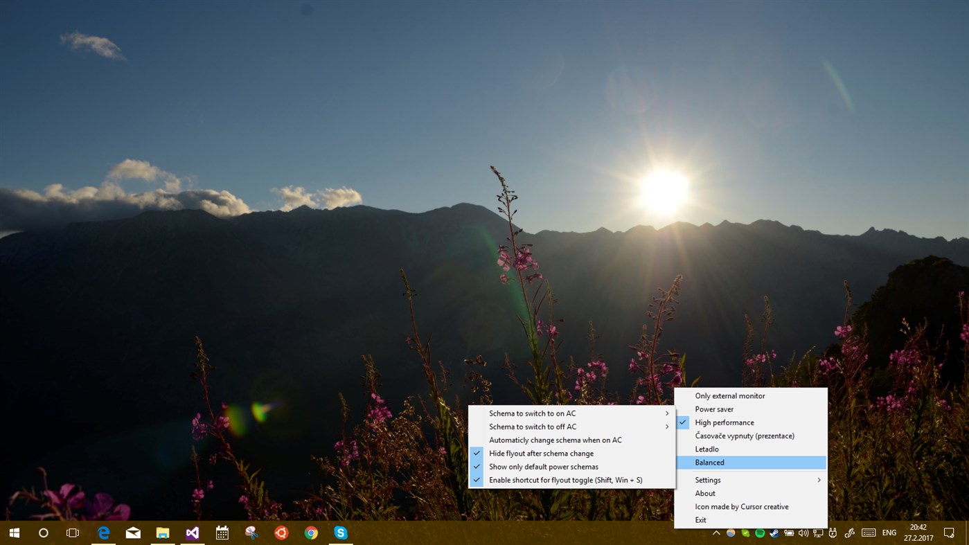 #3. PowerPlanSwitcher (Windows) 由: Petrroll