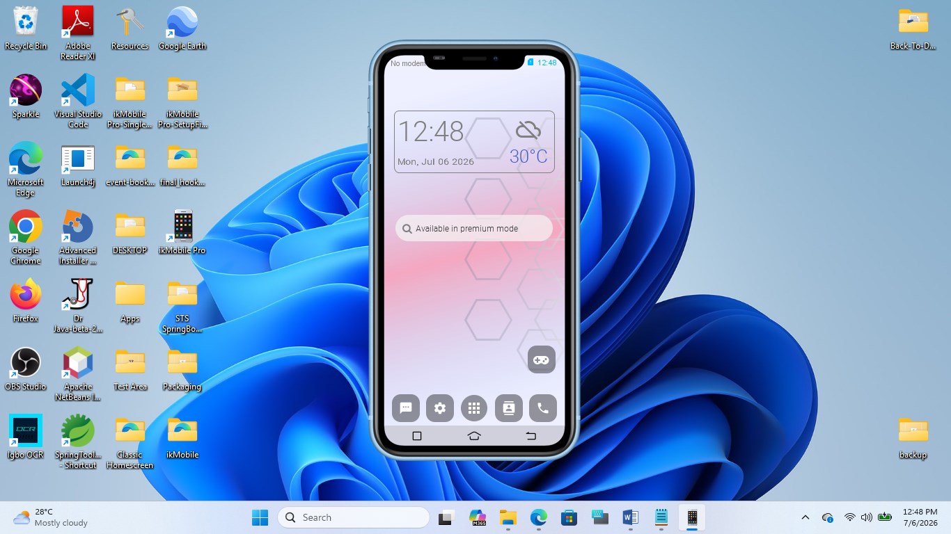 ikMobile: Free Smartphone Simulator screenshot