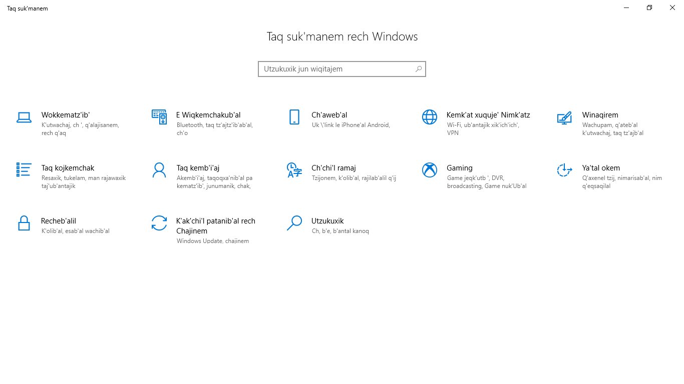 K'iche' Ujutunaj Ajwaral Eta'manem screenshot