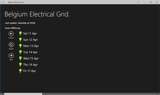 Belgium Electrical Grid screenshot 1