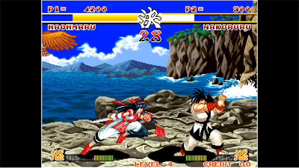 ACA NEOGEO SAMURAI SHODOWN screenshot