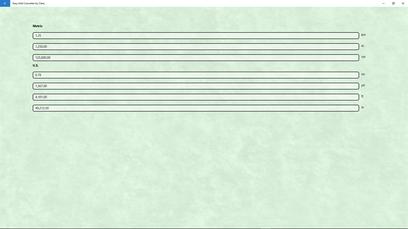 #3. Easy Unit Converter by Clare (Windows) 由: Clare Yan