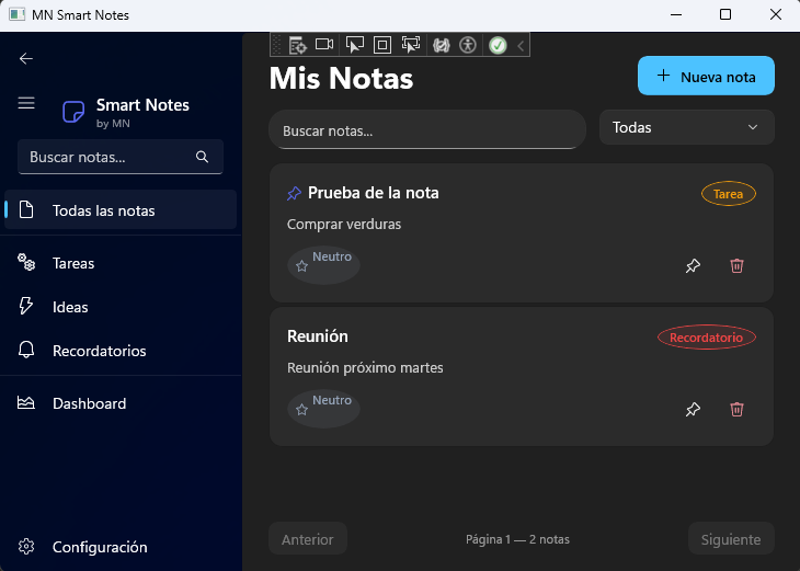 MN Smart Notes screenshot