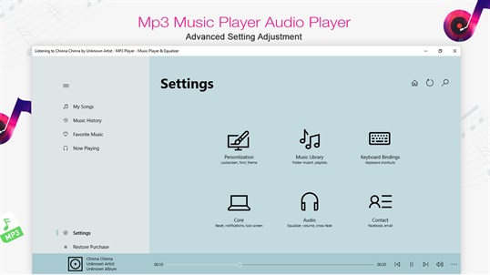 MP3 Player - Music Player & Equalizer screenshot 5