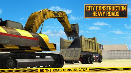 City Construction Heavy Roads - Mega City Builders screenshot 1