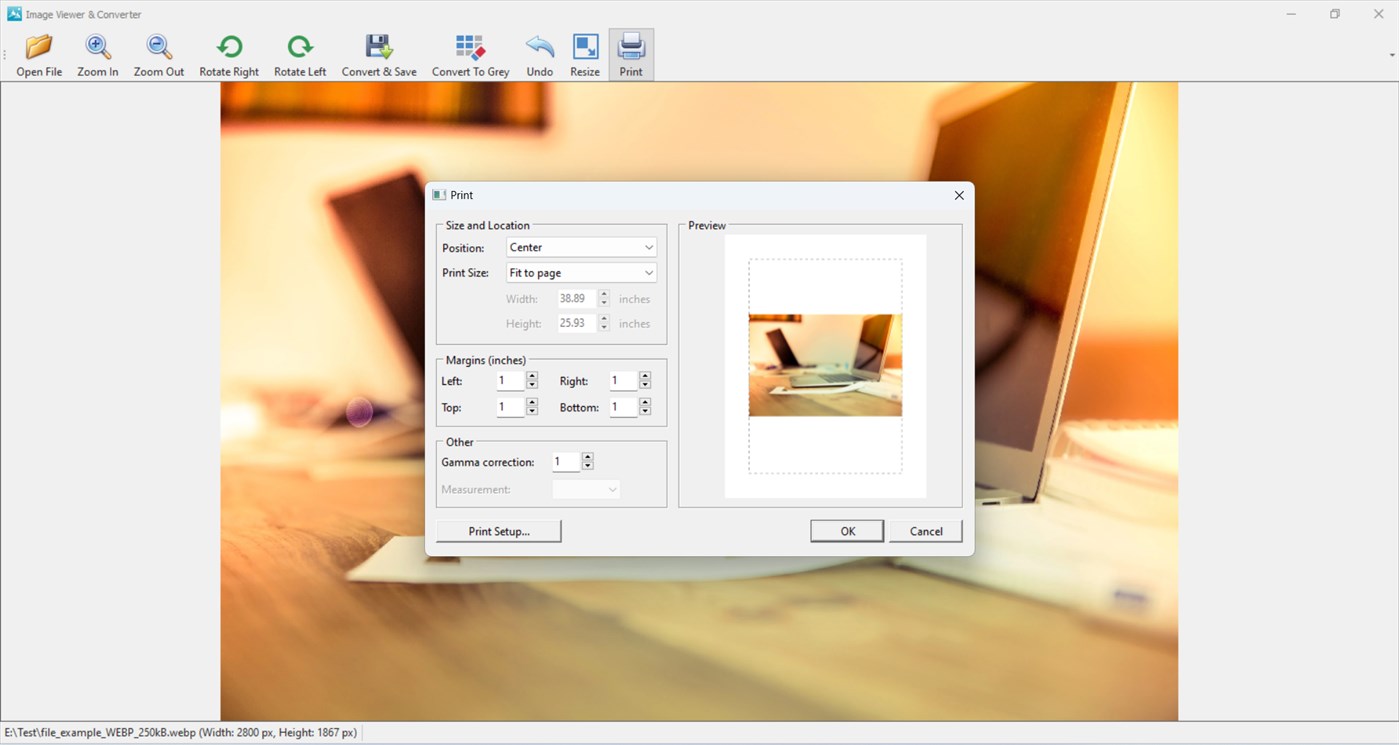 #4. Image Viewer & Converter - WEBP, ICO (Windows) Podle: File converter