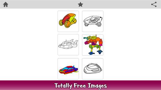 Futuristic Cars Color By Number - Vehicles Coloring Book screenshot 5