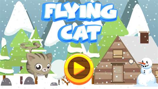 Flying Cat Christmas Games screenshot 1