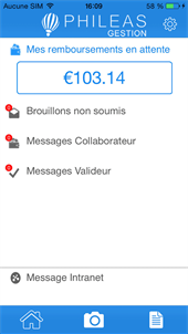 Philéas Gestion Mobile screenshot 1