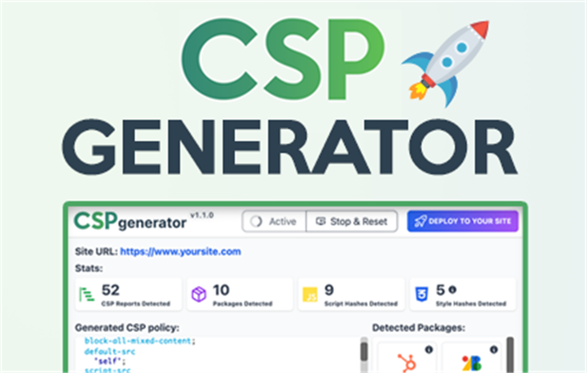 CSP Content Security Policy Generator