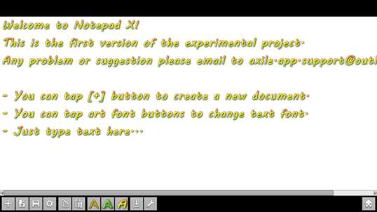 Notepad X screenshot 4