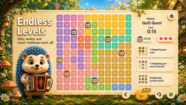 Prickle: Hedgehog Logic Puzzle — 8
