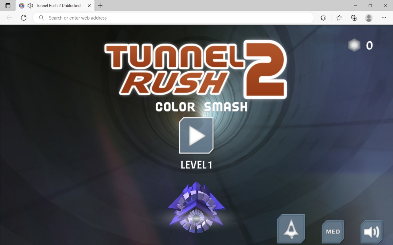 Tunnel Rush 2 Unblocked Game