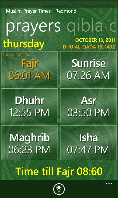 Islamic Prayer Times