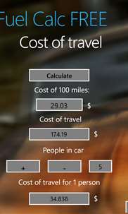 Fuel Calc FREE screenshot 3