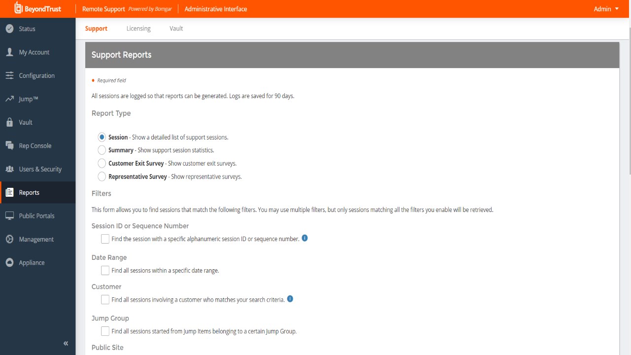 Snapshot 2 of Remote Support