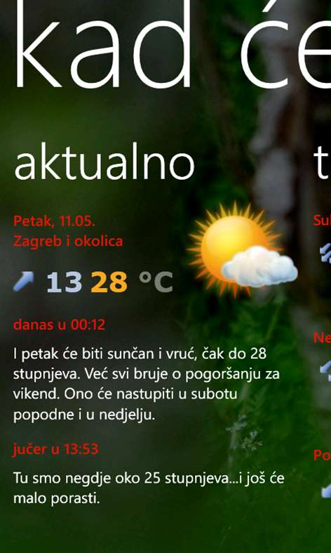 Kad će Kiša Screenshots 2