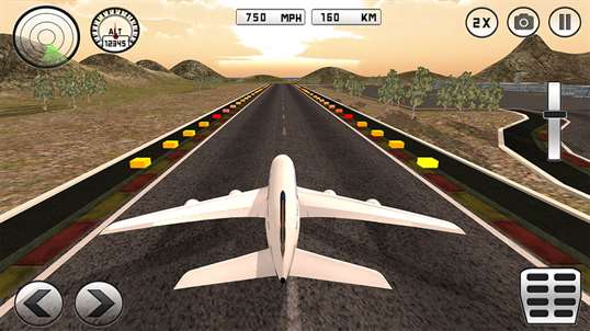Airplane Flight Pilot Simulator screenshot 2