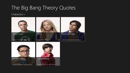 Big Bang Quotes screenshot 1