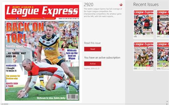 League Express screenshot 1