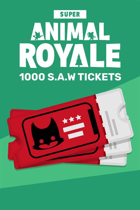 Super Animal Royale - 1000 SAW Tickets Xbox Series X|S and Xbox One cover art
