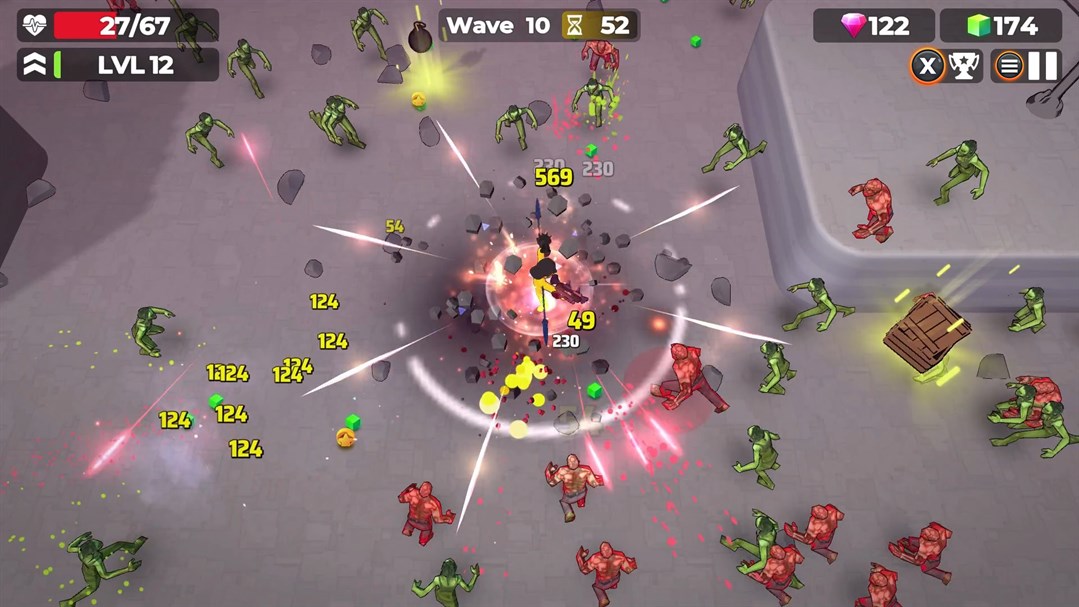 激烈的戰鬥畫面