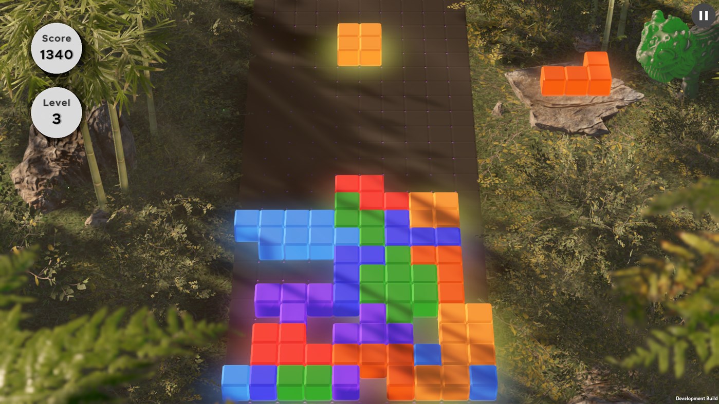#1. Block Burst 3D : Colored Block Puzzle (Windows) By: Microtools TM