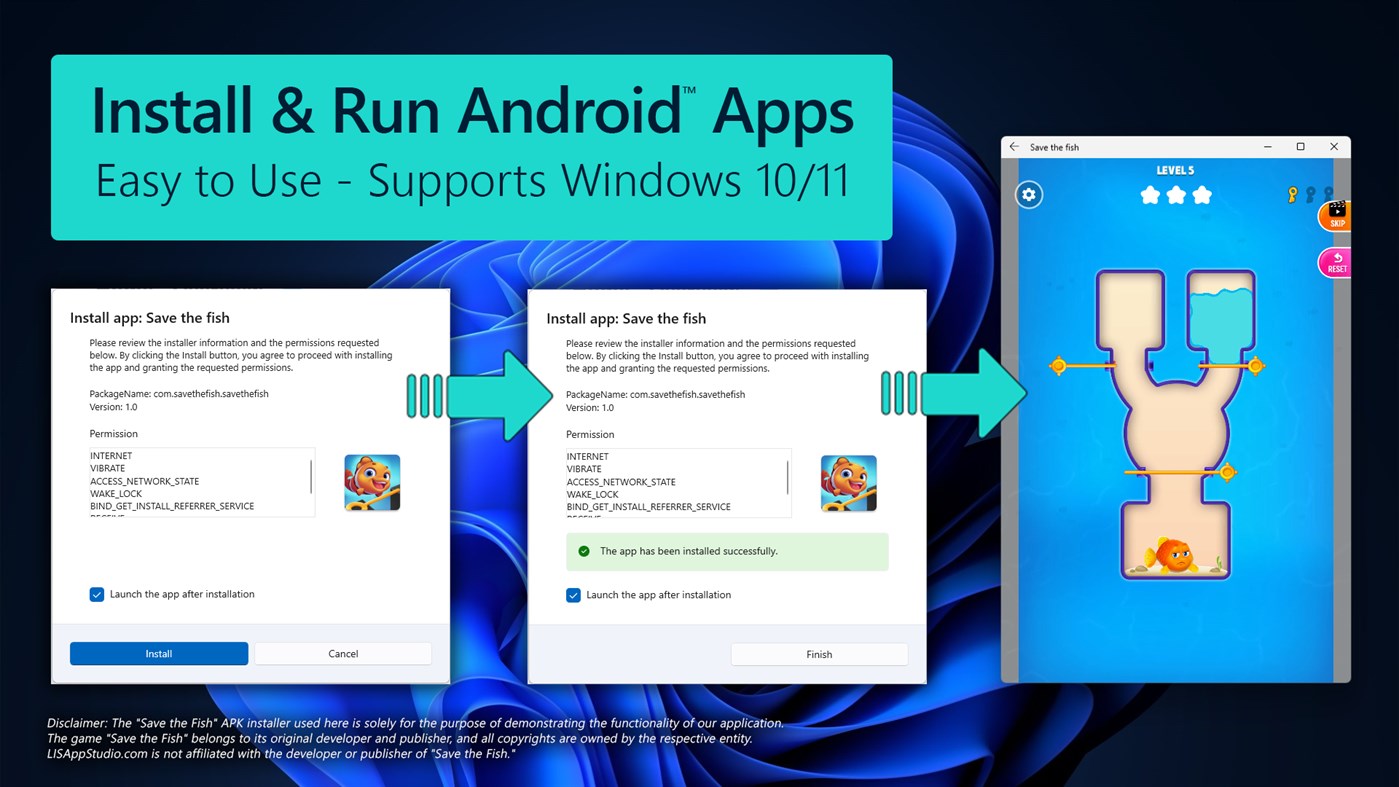 #2. WSA Manager with APK Installer (Windows) By: LISAppStudio.com