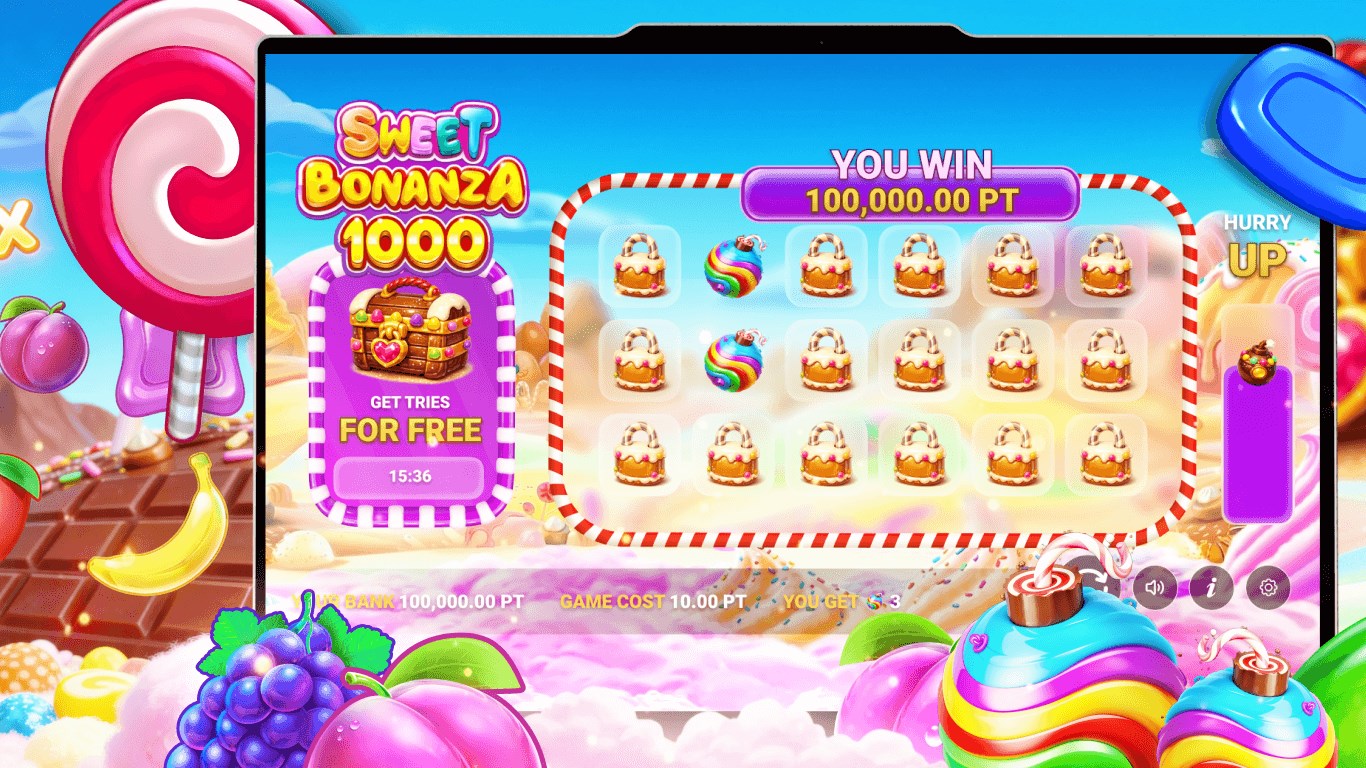 Sweet Bonanza 1000 App Interface