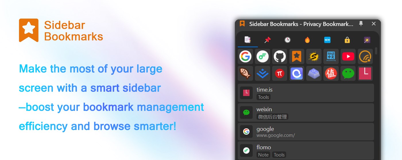 Sidebar Bookmarks