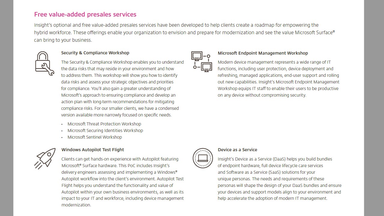 Snapshot 2 of Microsoft Surface Dare to Compare