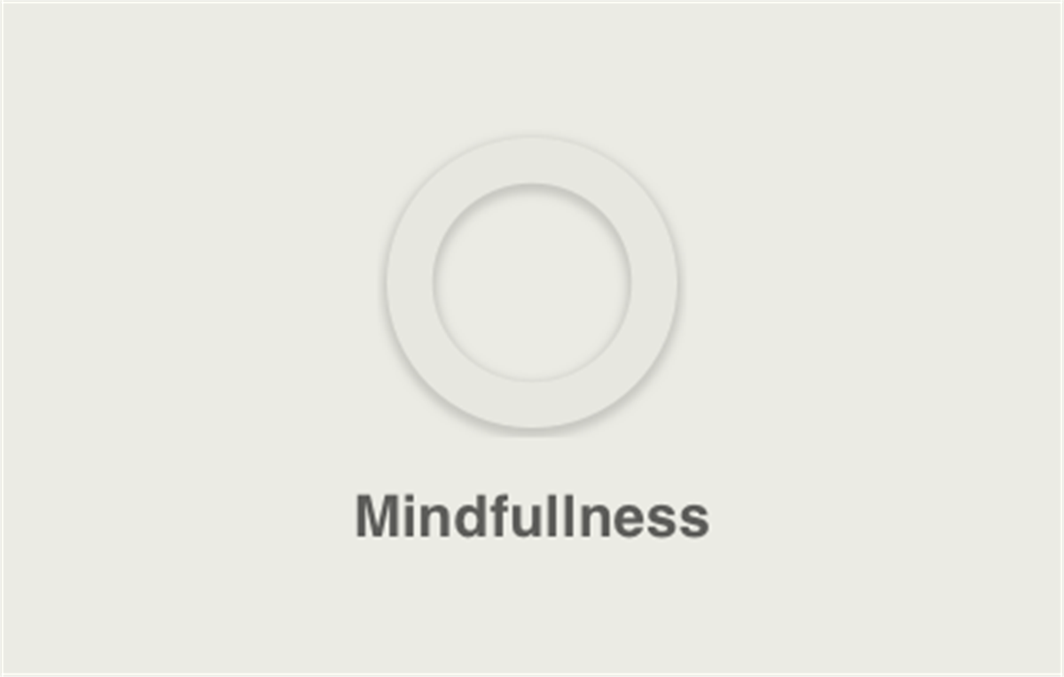 Mindfulness: Drag you back into here and now