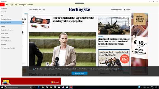 Danish news screenshot 3