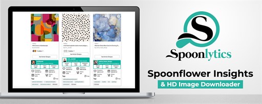 Spoonlytics - Spoonflower Insights & HD Image Downloader marquee promo image