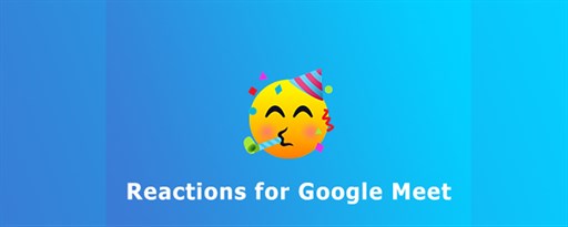 Reactions for Google Meet marquee promo image