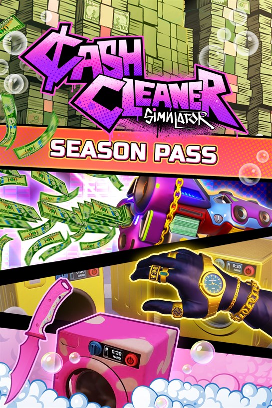 Box shot of Cash Cleaner Simulator: Season Pass