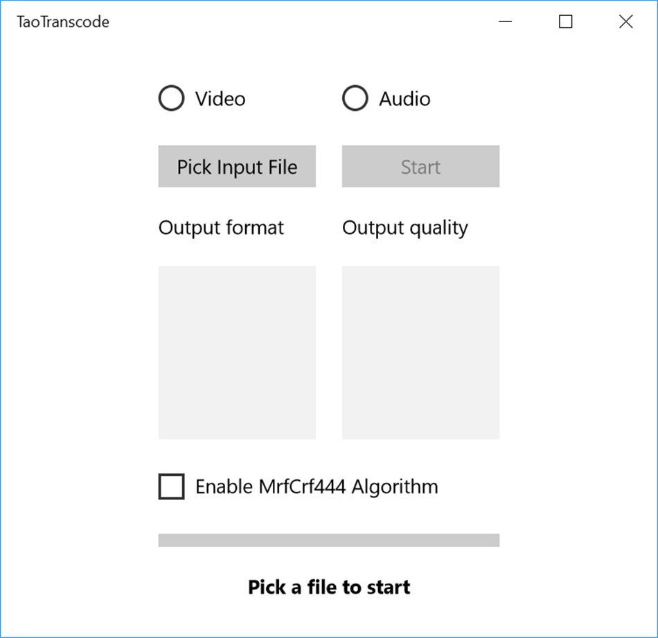 TaoTranscode (Windows) 由: David Retzer