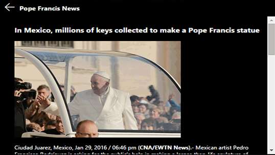 Pope Francis News screenshot 2