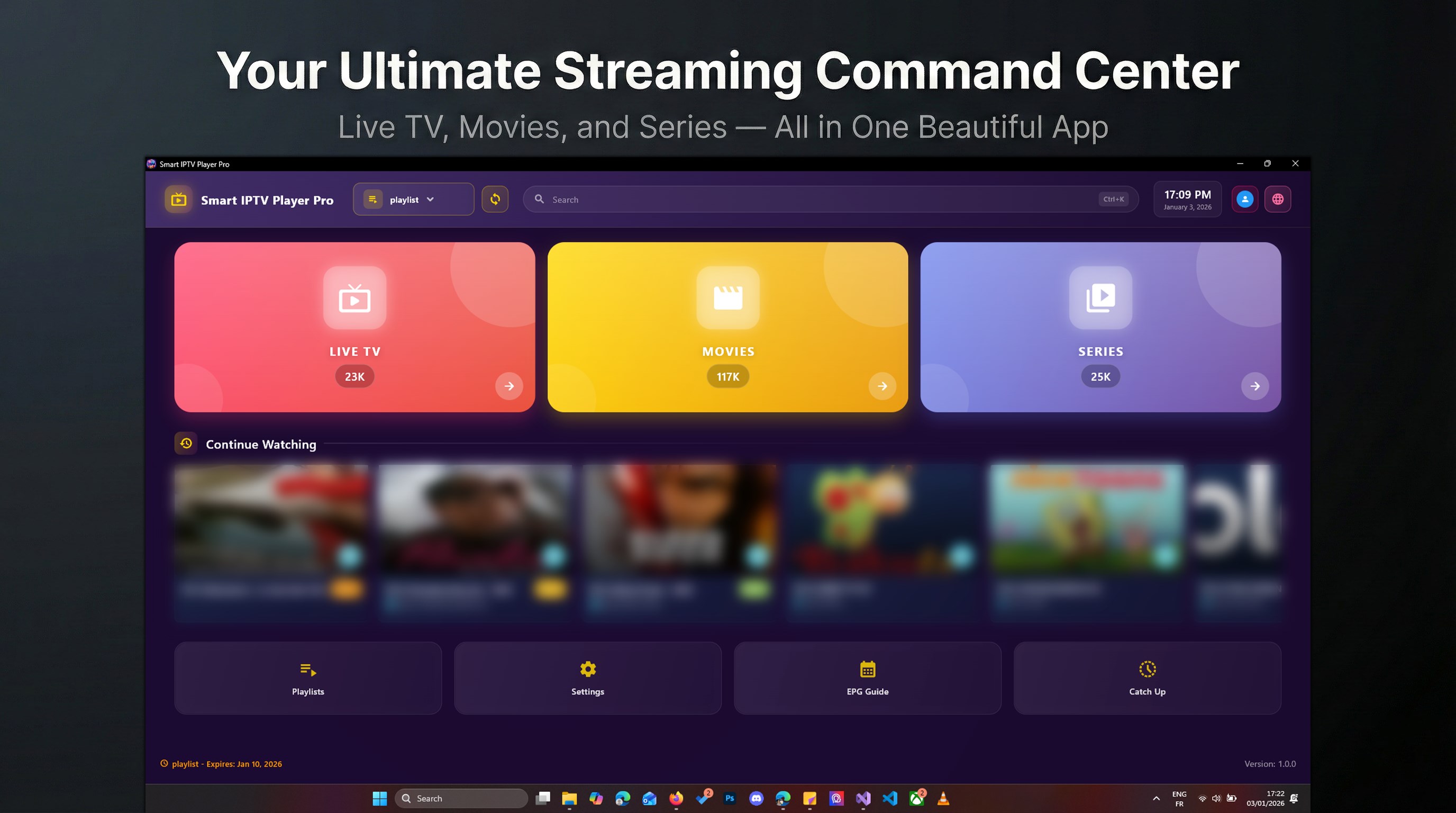 Smart IPTV player Pro - Windows官方下载| 微软应用商店| Microsoft Store
