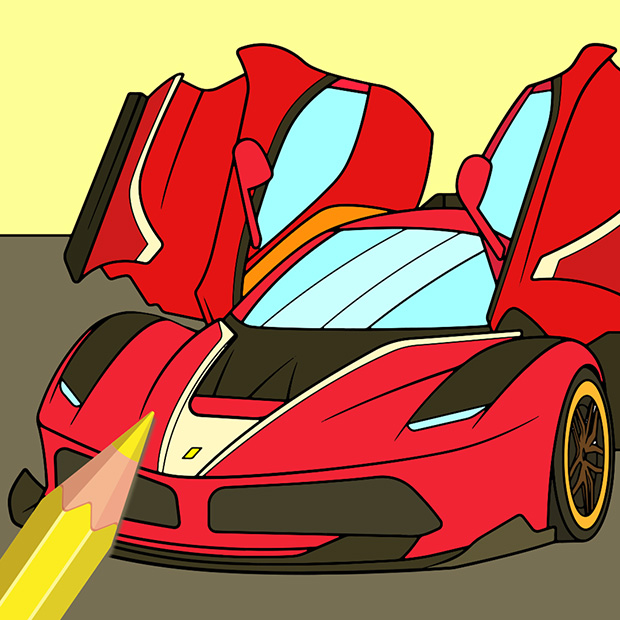 Download Get Cars Paint By Number Vehicle Coloring Book Microsoft Store En Kh